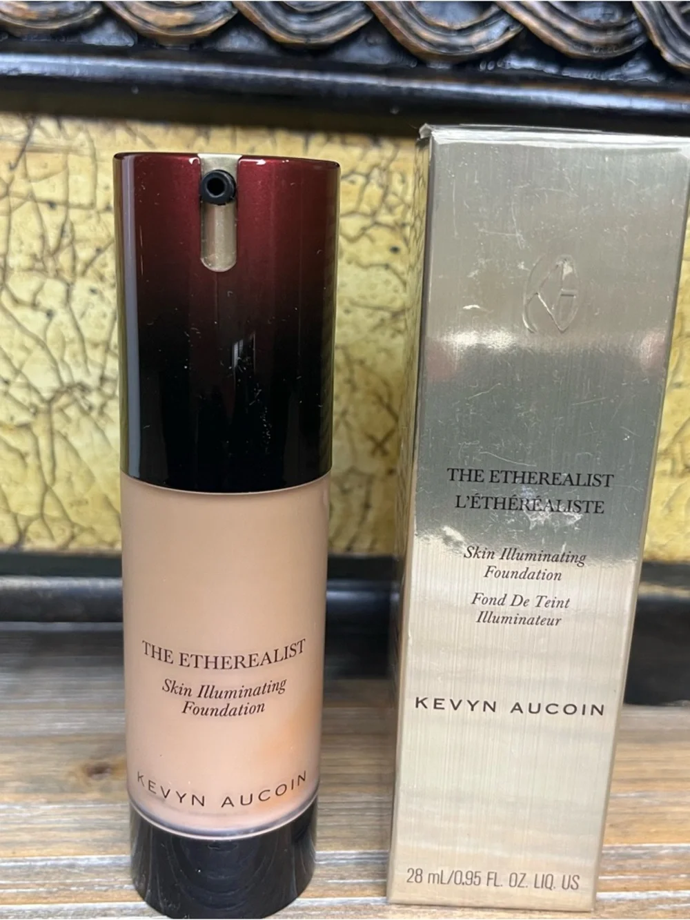 Kevyn Aucoin The Etherealist Skin Illuminating Foundation Deep EF-12 NIB